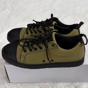 WOOBIES,Size 8,Olive and Black Men's Casual Sneakers